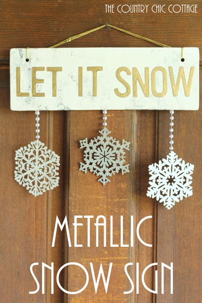 16---Country-Chic-Cottage-0-Let-is-Snow-Sign