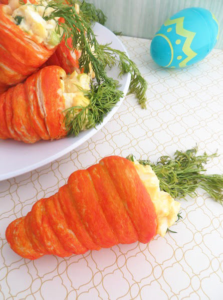 Carrot-shaped-crescent-rolls-stuffed-with-egg-salad-finished