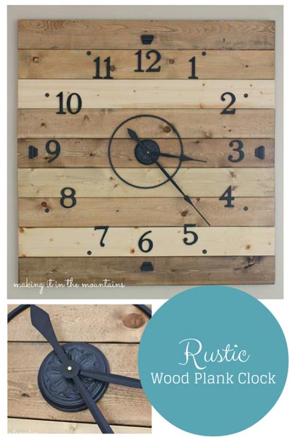 40---Making-it-in-the-Mountains---Rustic-Pallet-Clock