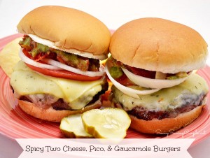 Spicy-two-cheese-pico-and-guacamole-burgers1
