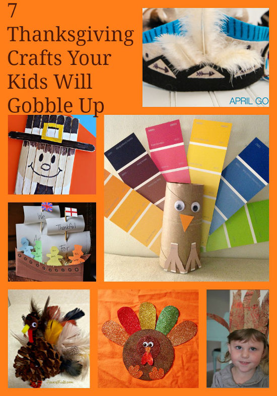 Thanksgiving crafts for kids gobble up