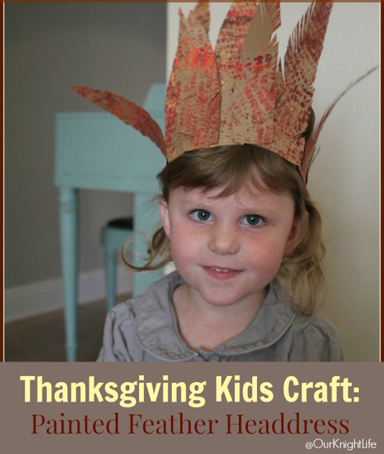 Thanksgiving-Kids-Craft-painted-feather-headress
