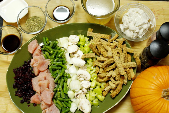 ingredients-for-turkey-dinner-casserole-pumpkin