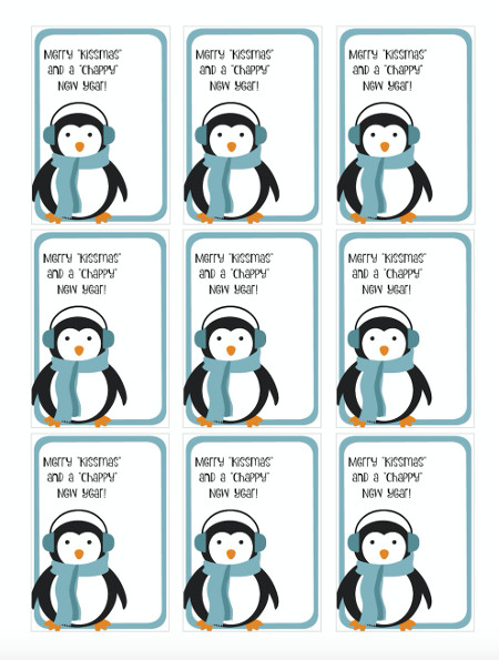free-printables-penguin-chapstick-gift-tags-merry-kissmas-chappy-new-year