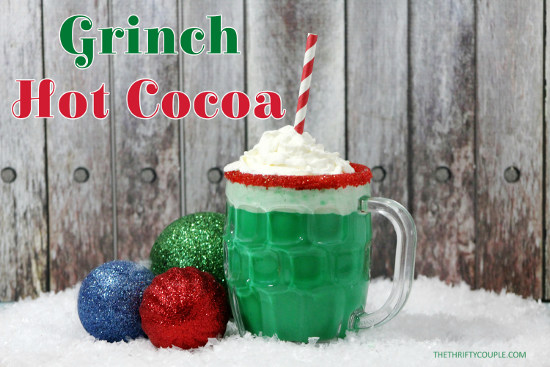 How to make grinch hot cocoa