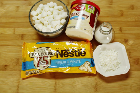 snowman-fudge-ingredients