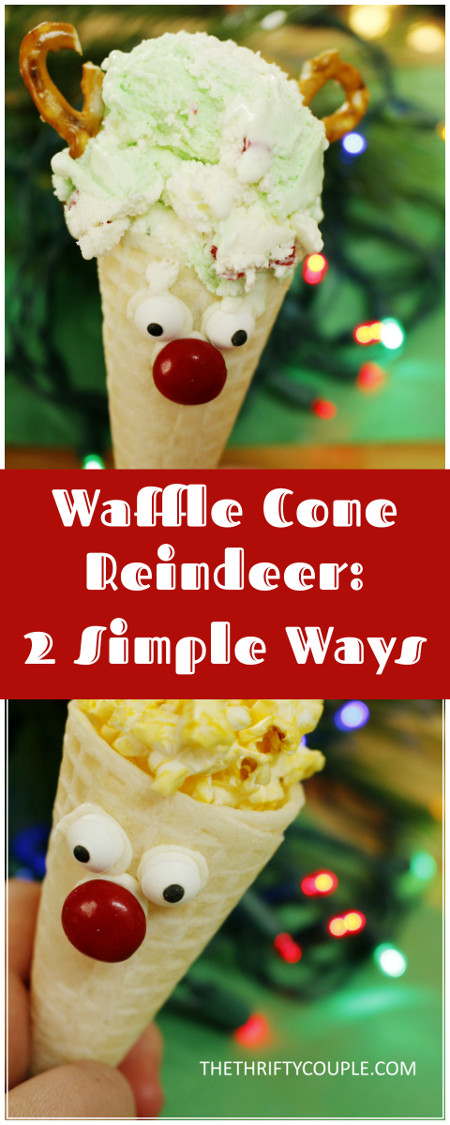 waffle-cone-reindeer-treat-idea-popcorn-peppermint-neapolitan-ice-cream