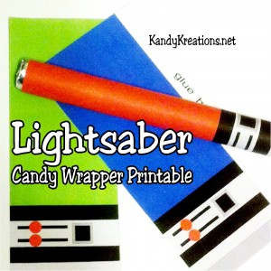Light Saber Sweet Tart Candy Wrapper Printable by KandyKreations
