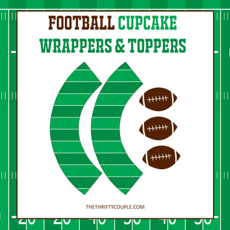football-cupcake-topper-wrapper-tailgate-party