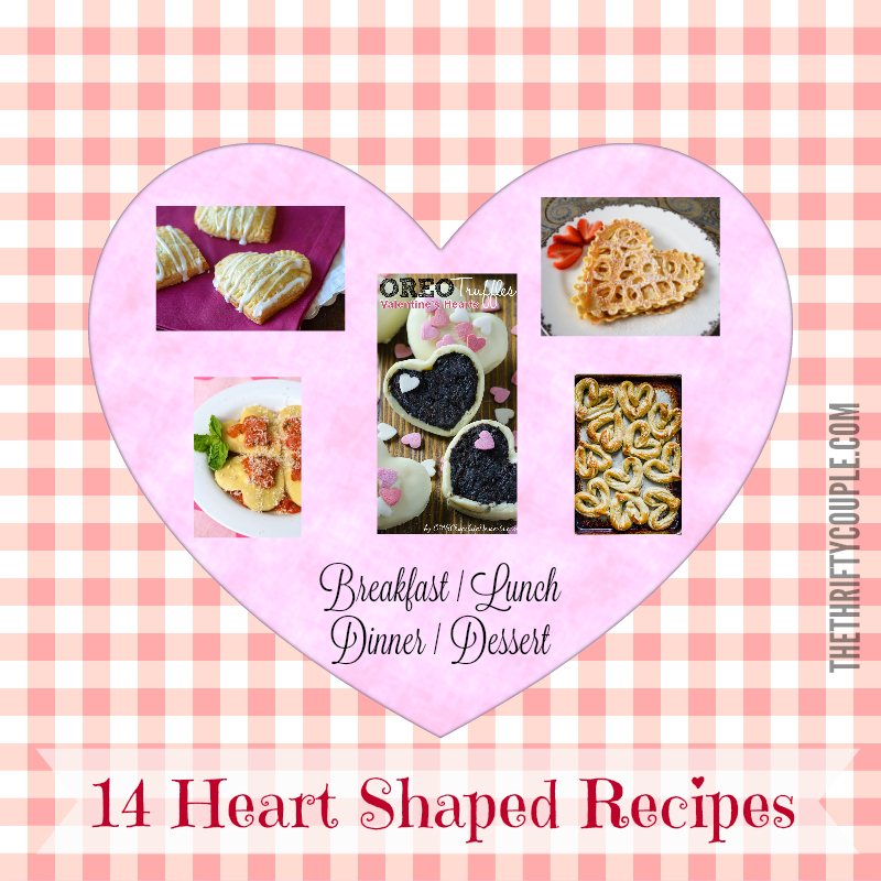 14 Heart Shaped Recipes The Thrifty Couple