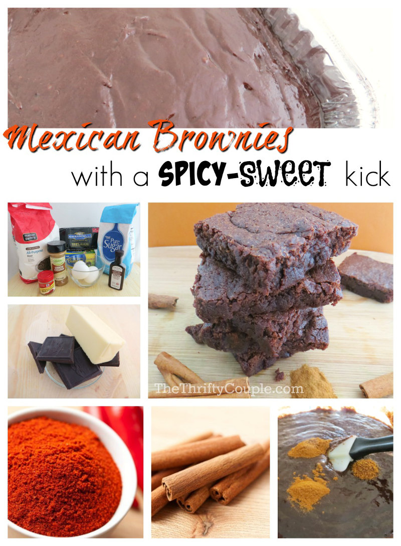 Mexican brownies with cayenne
