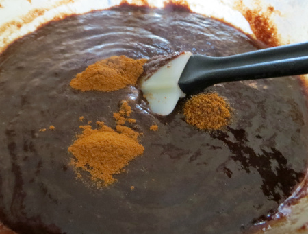 mixing-mexican-brownies