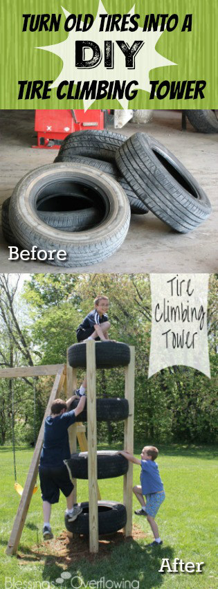 turn-old-tires-into-diy-tire-climbing-tower-project
