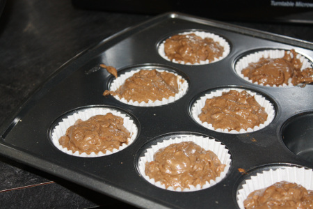 baking-healthy-chocolate-cherry-muffins
