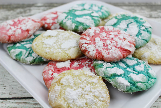 Patriotic Crinkle Cookies