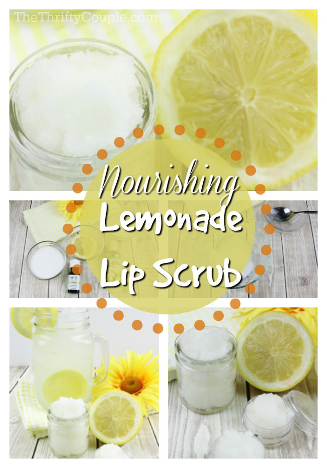 Lemonade lip sugar scrub