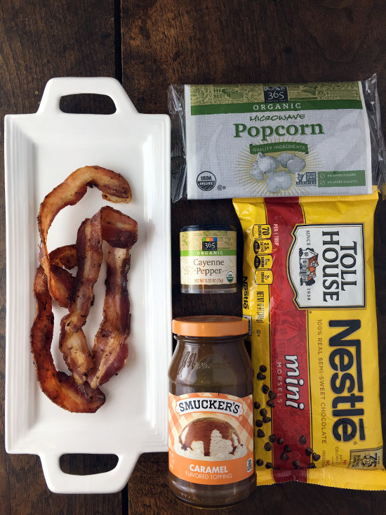 ingredients-for-bacon-caramel-popcorn