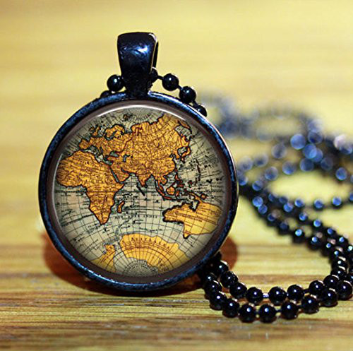 black-world-map-globe-necklace