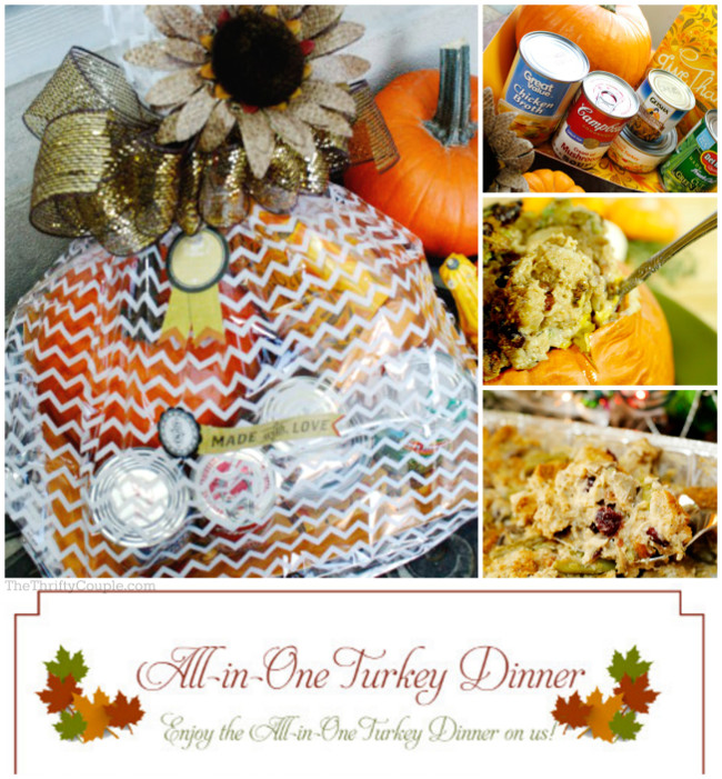 All-In-One Turkey Dinner gift basket
