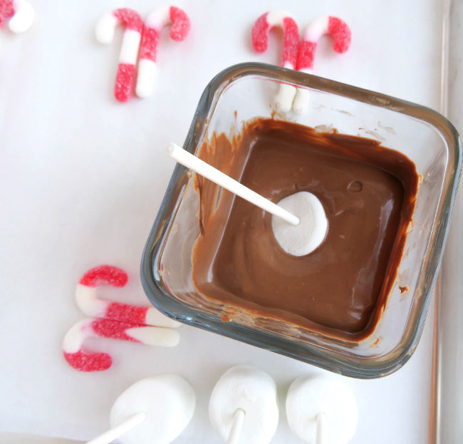 dipping-marshmallows-in-chocolate-rudolph-red-nosed-reindeer-chocolate-marshmallow-pops