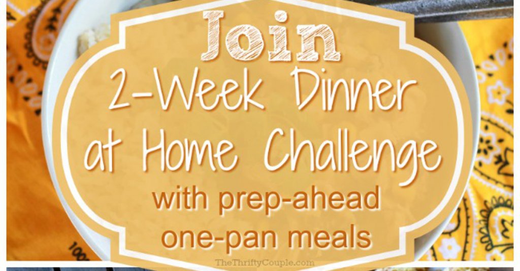 2-week dinner at home challenge One-Pan Meals