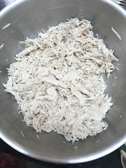 how to shred chicken in a kitchenaid mixer