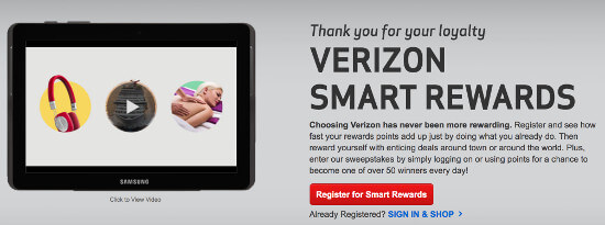 Verizon Wireless Smart Rewards