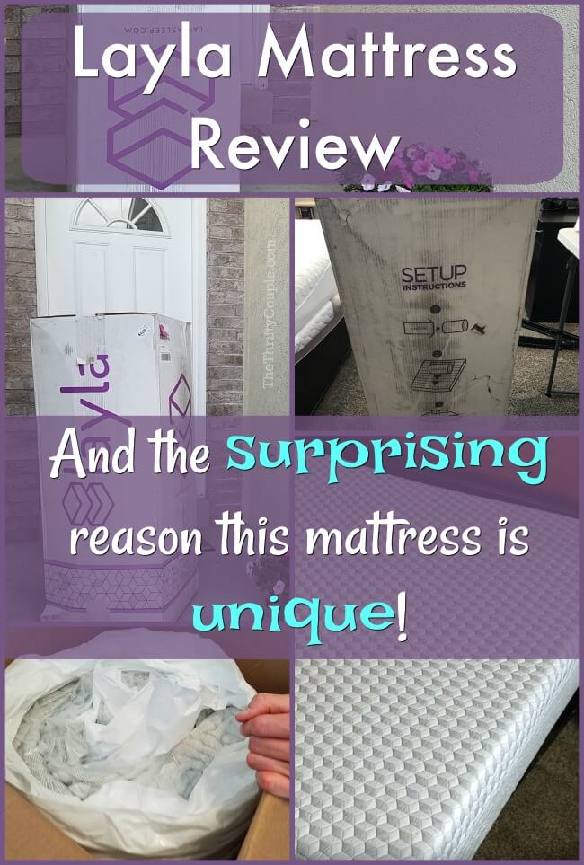 Layla Mattress review unboxing coupon code