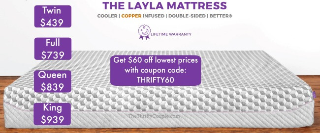 Layla Mattress review unboxing coupon code
