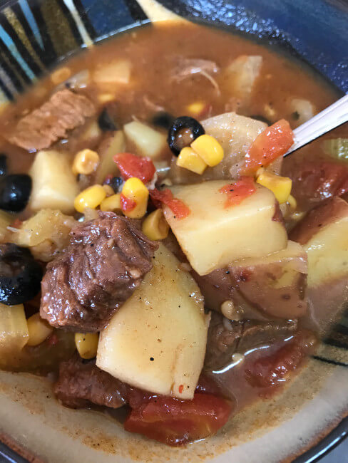 Instant Pot Taco Beef Stew Recipe - The Thrifty Couple