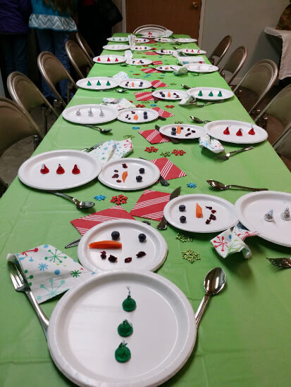 Frosty the Snowman Place Setting