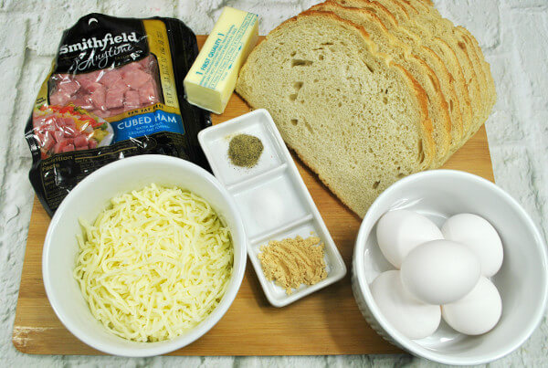 Ingredients needed for instant pot breakfast casserole