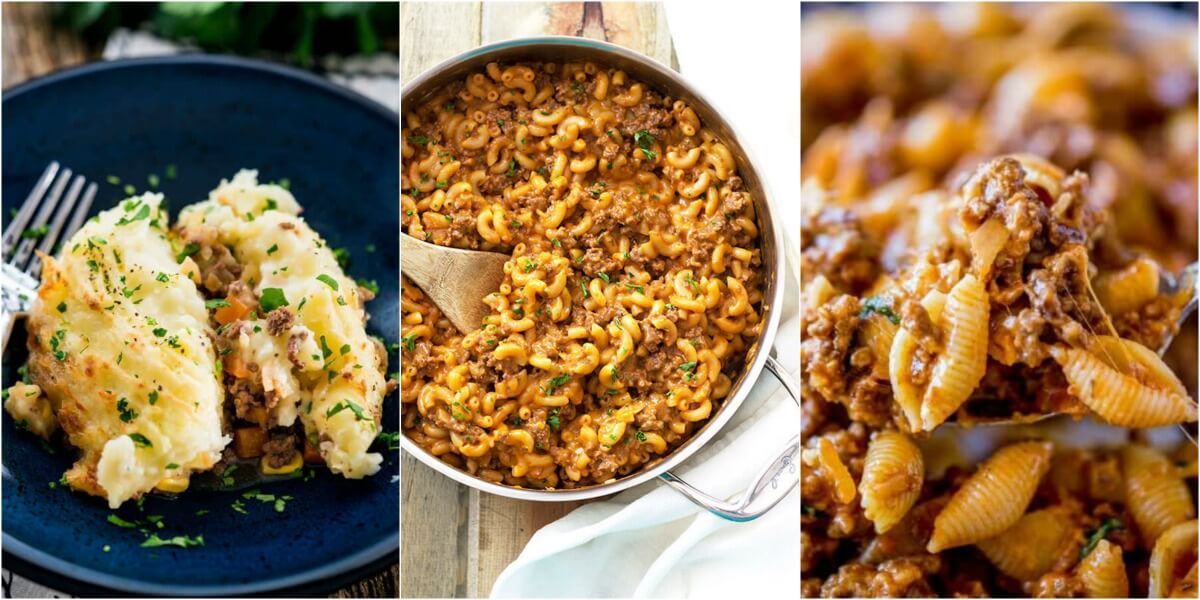 23 ground beef recipes with potatoes or pasta
