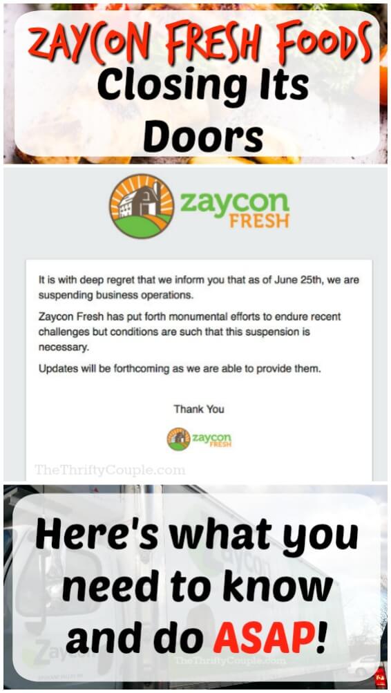 zaycon fresh foods closing announcement