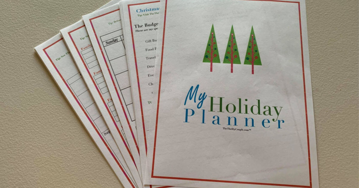 17Topic Comprehensive Holiday Planner to Manage Everything During the