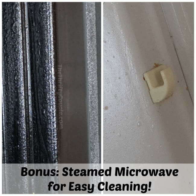 steamed microwave for easy cleaning 